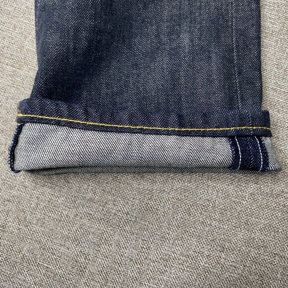 Levi's Made Crafted Tack Slim Denim Jeans Men's 29 Low Rise Blue-ish Black USA - Picture 6 of 16